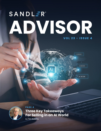 Volume 23 Issue 4 Sandler Advisor Cover Image